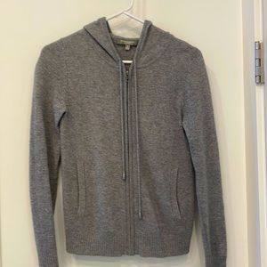 Neiman Marcus 100% Cashmere zip hoodie